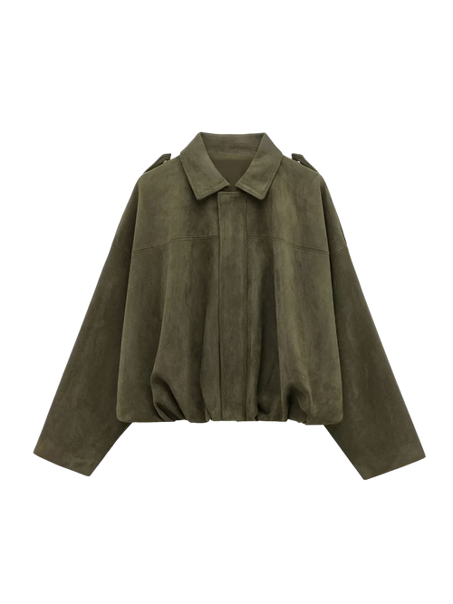 Lena-Soft Crop Jacket