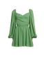 Jolie-Drape Sleeve Dress - Vessita