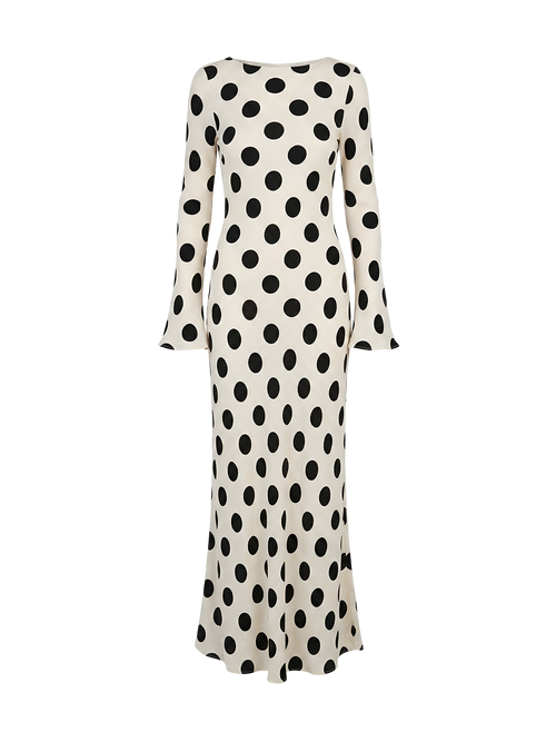Lina-Polka Dot Midi