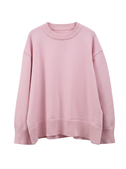 Lova–Soft Blush Sweater - Vessita