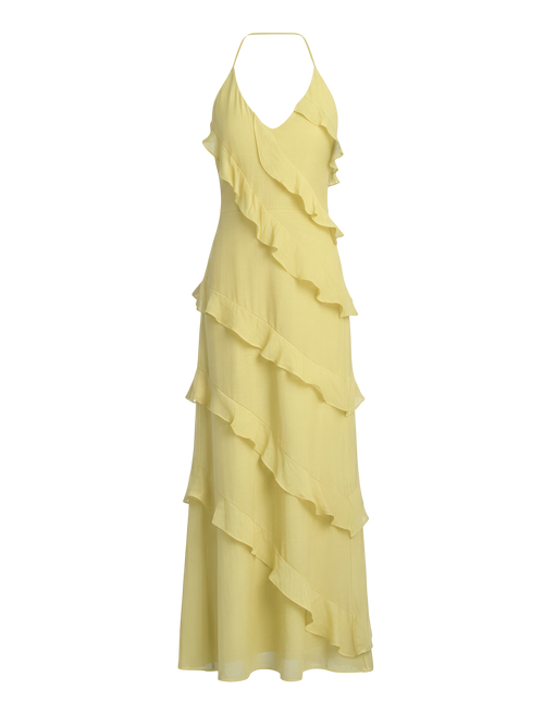 Mara–Flow Ruffle Maxi - Vessita