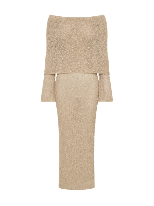 Cleo-Sheer Knit Dress