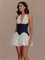 Talia-Two Tone Halter