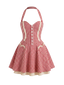 Hana-Corset Flare Dress