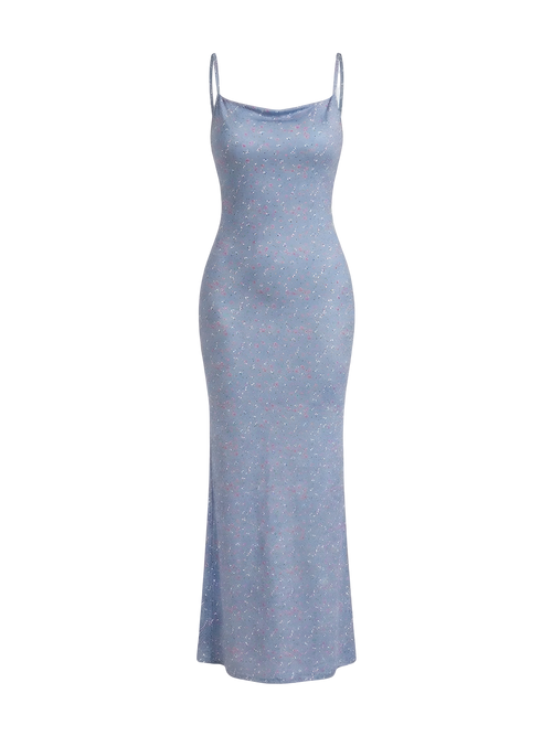 Elina-Floral Slip Maxi