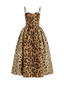 Esme-Animal Midi Dress - Vessita