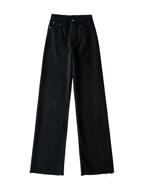 Lina–Classic Wide Denim - Vessita