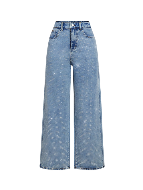 Lia-Glow Wide Jeans