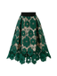Liora–Floral Lace Skirt - Vessita
