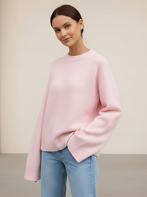 Lova–Soft Blush Sweater - Vessita