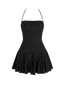 Diana-Dot Flare Suit