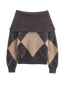 Mila-Argyle Knit