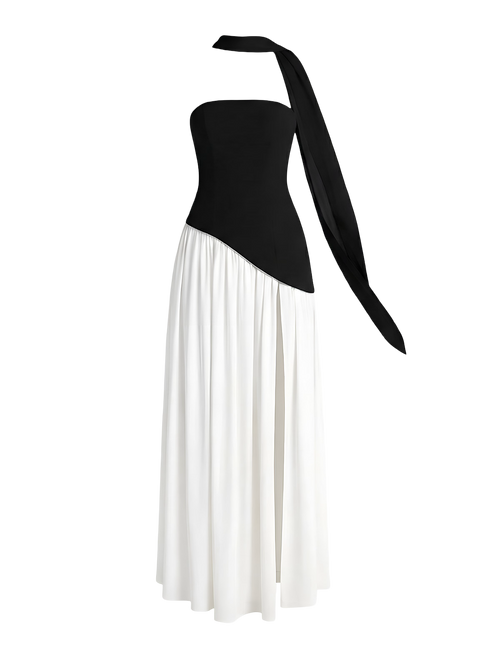 Nova-Elegant Split Dress - Vessita