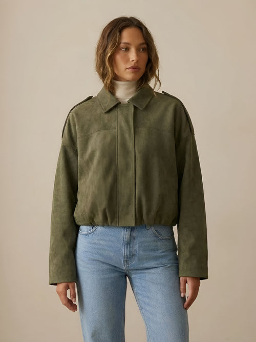 Lena-Soft Crop Jacket