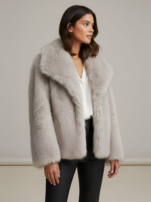Nira-Luxe Fur Jacket - Vessita
