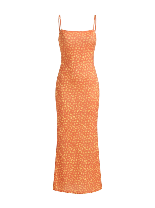 Elina-Floral Slip Maxi