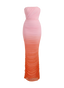 Purea-Ruched Ombre Dress - Vessita