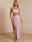 Talia–High Slit Dress - Vessita