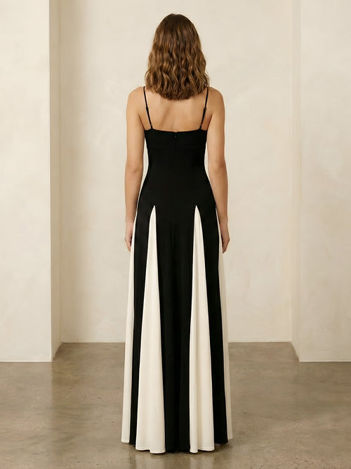 Dana-Elegant Draped Dress - Vessita