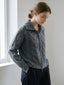 Ayla-Cable Knit Zip - Vessita