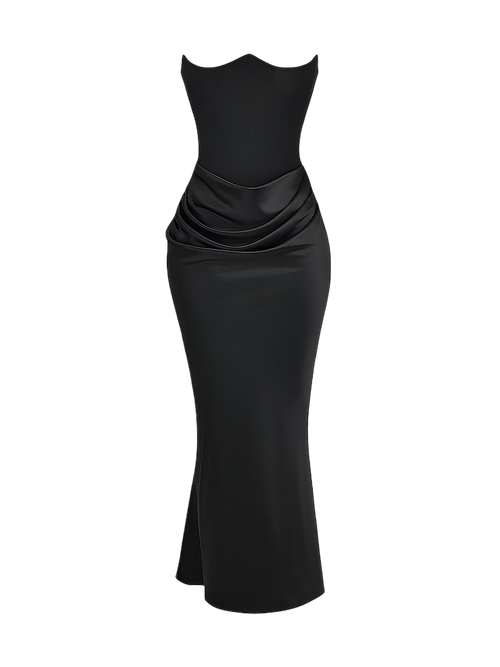Alba-Drape Maxi Gown