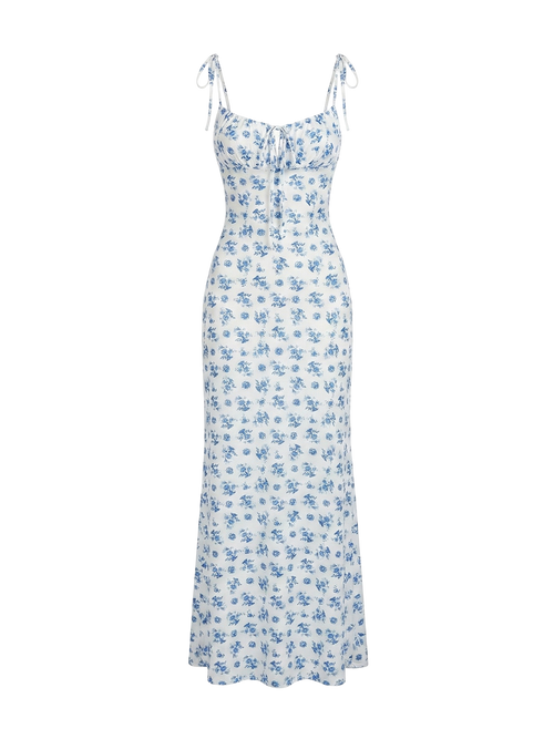 Zara–Floral Maxi Dress - Vessita