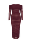 Elora-Mesh Midi Dress - Vessita