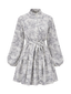 Renée-Vintage Print Dress - Vessita