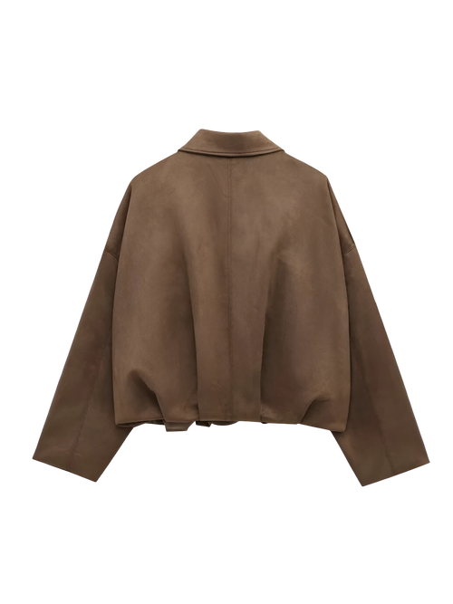 Lena-Soft Crop Jacket