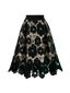Liora–Floral Lace Skirt - Vessita