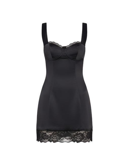Freya-Satin Buckle Dress