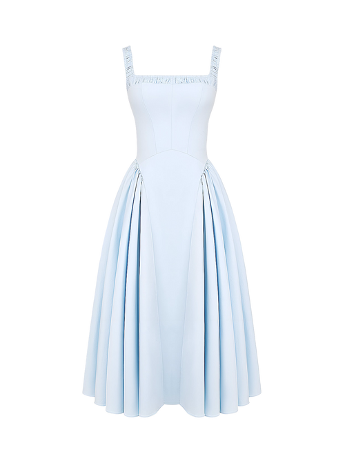 Bianca-Elegant Midi Dress - Vessita