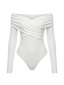 Mirel–Off-Shoulder Bodysuit - Vessita