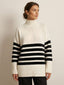 Lora–Striped Cozy Pullover - Vessita
