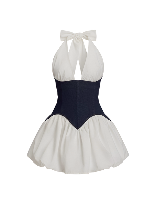 Talia-Two Tone Halter