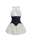 Talia-Two Tone Halter