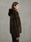 Leni-Faux Fur Cape