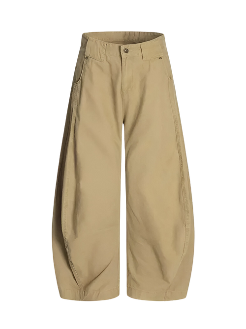 Nova-Wide Khaki Pants