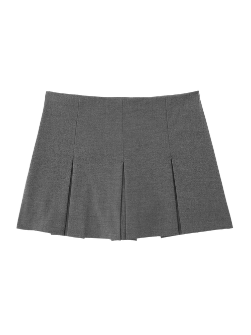 Rhea-Luxe Pleat Skirt