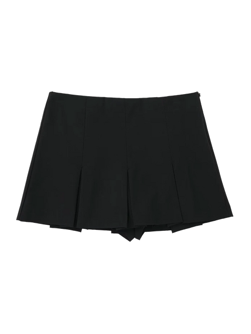 Rhea-Luxe Pleat Skirt