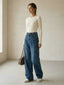 Nora-Cargo Wide Jeans