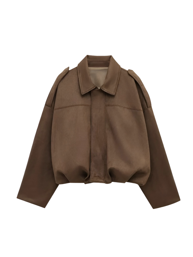 Lena-Soft Crop Jacket