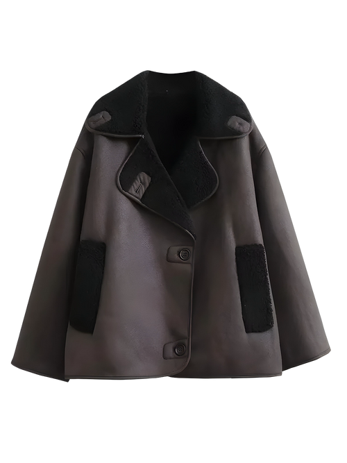 Lina-Shearling Jacket