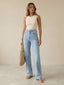 Lina–Classic Wide Denim - Vessita