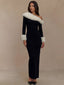 Lila-Winter Fur Dress