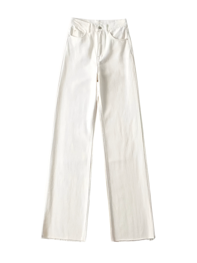 Lina–Classic Wide Denim - Vessita