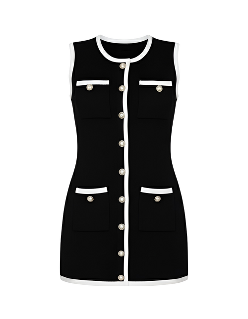 Noor-Scallop Hem Dress
