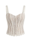 Kaia–Floral Lace Corset - Vessita