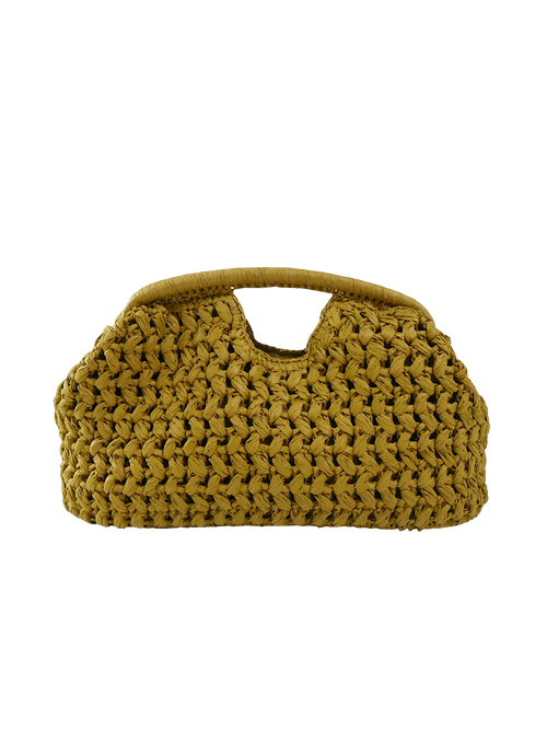Elena-Woven Tote Bag