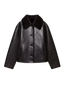 Nina-Leather Fur Jacket